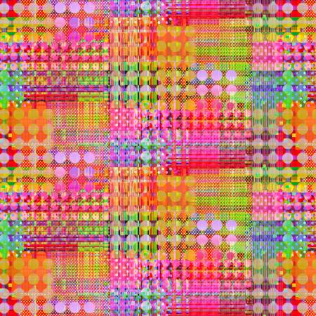 Modern Plaid Multi Color - 108 Wide Backing