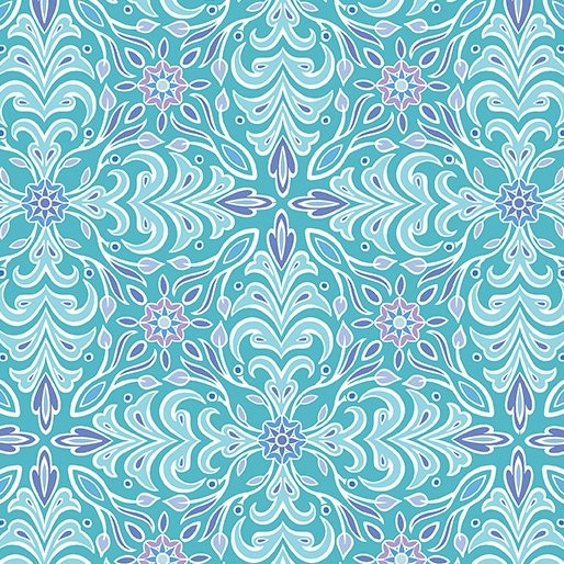 Winter Jewels Medallion Aqua