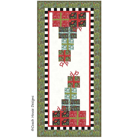 Merry Christmas Table Runner Pattern
