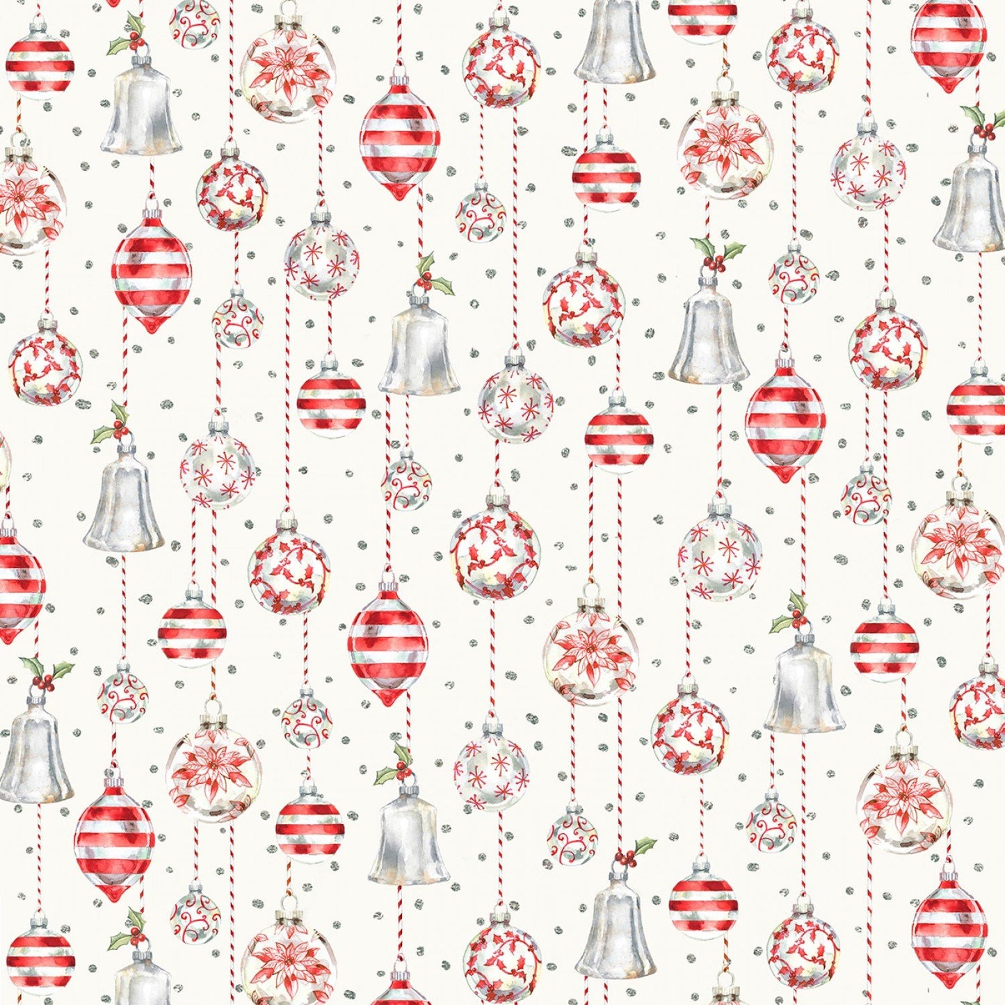 Ornamental Christmas - Ornaments white