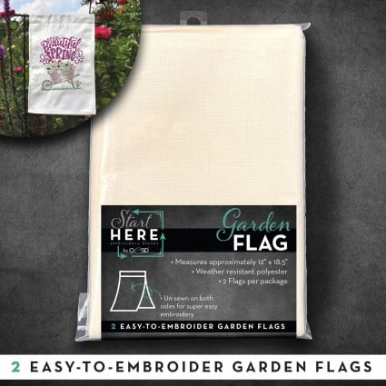 Garden Flag Cream