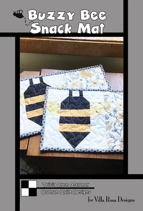 Buzzy Bee Snack Mat Pattern by Villa Rosa Designs
