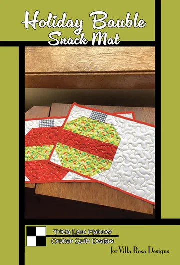 Holiday Bauble Snack Mat by Villa Rosa Designs