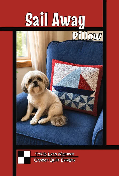 Sail Away Pillow for Villa Rosa Designs