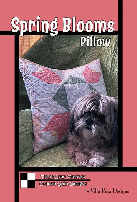 Spring Blooms Pillow by Villa Rosa Designs