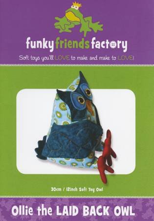 Ollie The Laid Back Owl Pattern Funky Friends