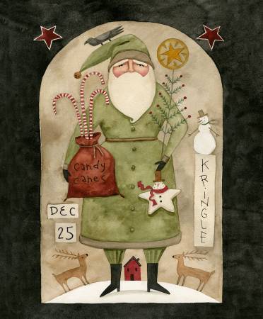 Kringle 36in X 43.5in Kris Kringle Panel Riley Blake