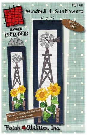 Windmill And Sunflowers By Patch Abilities