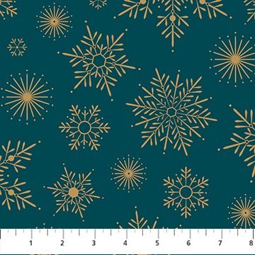 Sparkle - Teal Snowflake