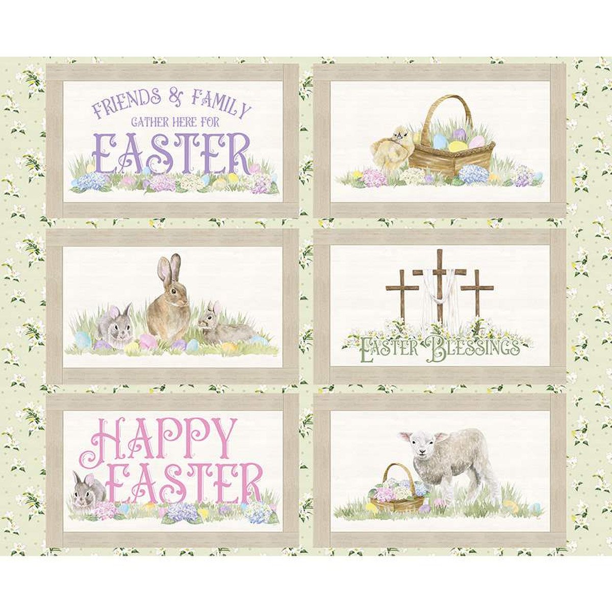 Monthly Placemats April 36in X 43in Placemat Panel (Riley Blake Designs)