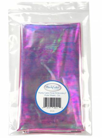 Mylar Embroidery Sheets 3ct