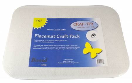 Bosal Placemat Craft Pack 13" x 18" Rectangle w/ Rounded Corners