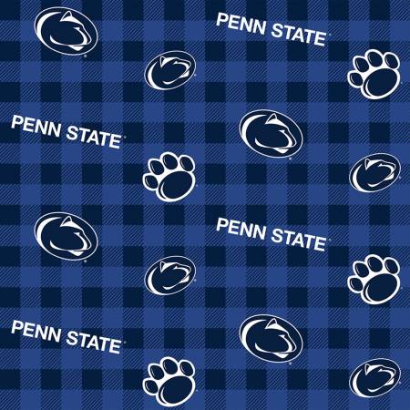 NCAA-Penn State Nittany Lions Buffalo Plaid Cotton