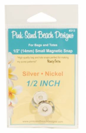 Small Magnetic Purse Snap - 1/2 inch