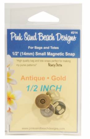 Small Magnetic Purse Snap - 1/2 inch