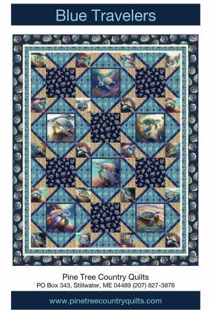 Blue Travelers Quilt Kit