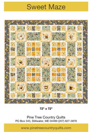 Sweet Maze Pattern (featuring Buzz, Buzz, Buzz fabric collection)