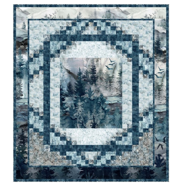 Split Scene Quilt Pattern