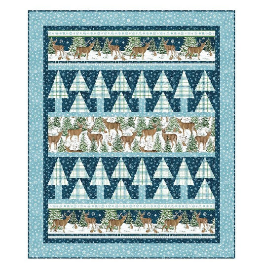 Winter Woodland Friends Pattern featuring Woodland Woolies Flannel