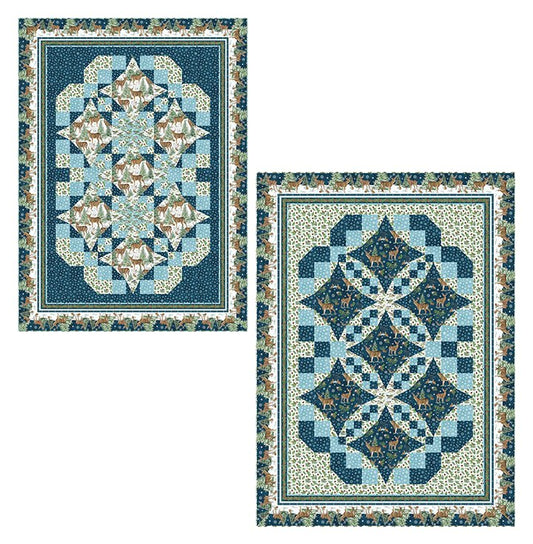 Garden Chain Pattern featuring Woodland Woolies Flannel