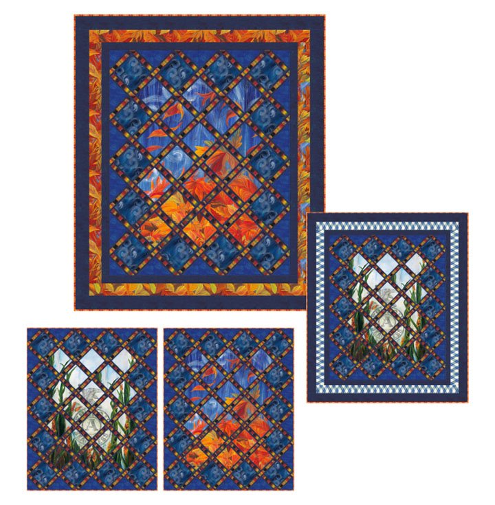 Sashed Quilt Pattern