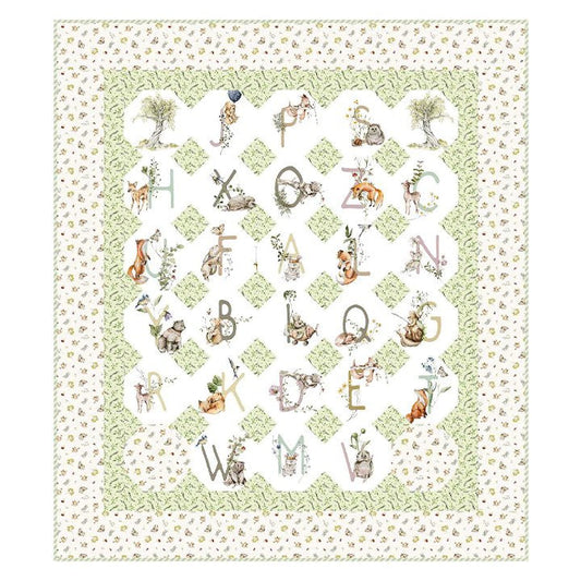 Snowball Mosaic Pattern (featuring Story Book fabric collection)
