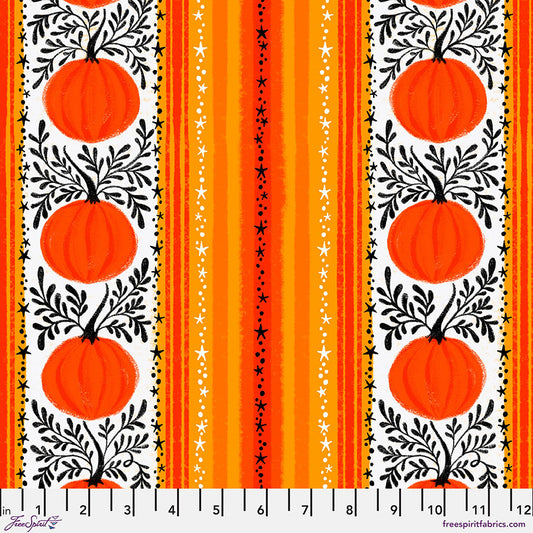 Ghostly Greetings - Pumpkin Vines (Orange)