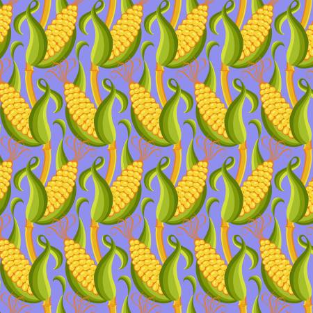 Vegetable Patch - Corn - Blue