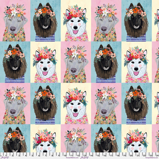 Floral Pets - More Floral Puppies - Multi