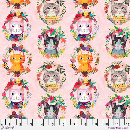 Floral Pets - Kitty Wreaths Pink