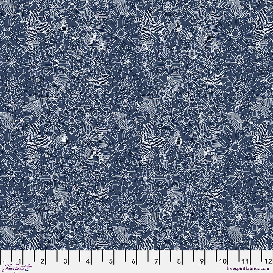 Floral Pets - Sigrid Blue