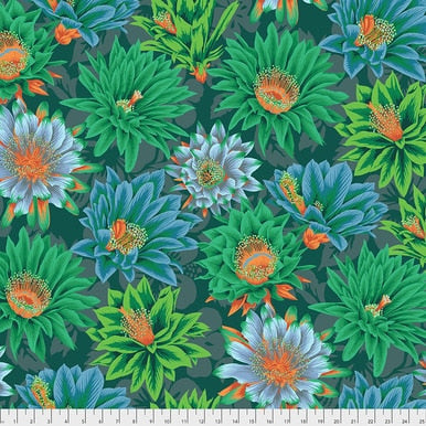 Cactus Flower - Green by Kaffe Fassett Collective Spring
