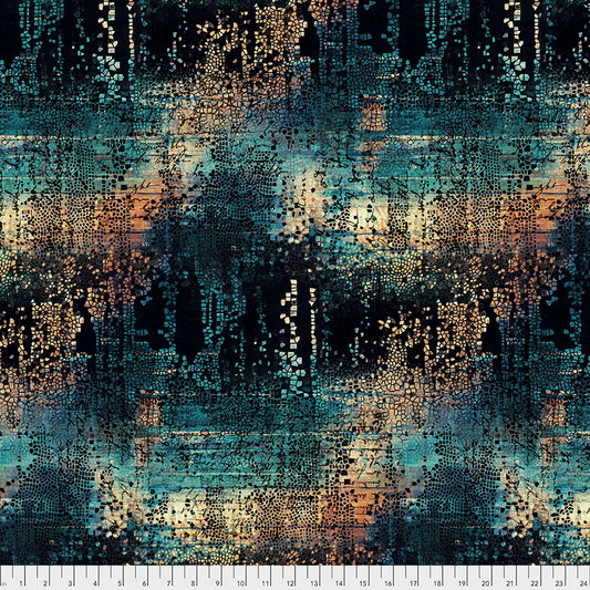 Fractured Mosaic - Indigo - Abandoned by Tim Holtz