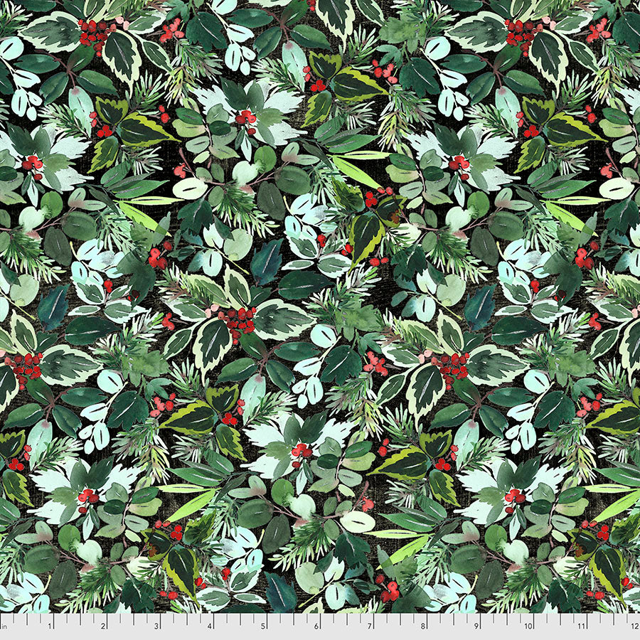 Tim Holtz Christmastime - English Holly - Green