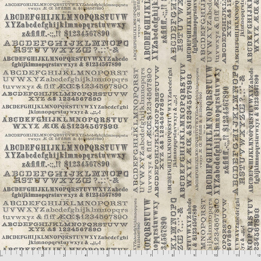 Typography - Parchment - Eclectic Elements by Tim Holtz