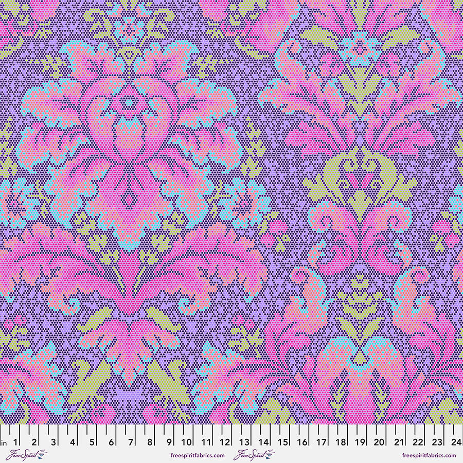 Parisville (DejaVu) - Damask Dot - Violet