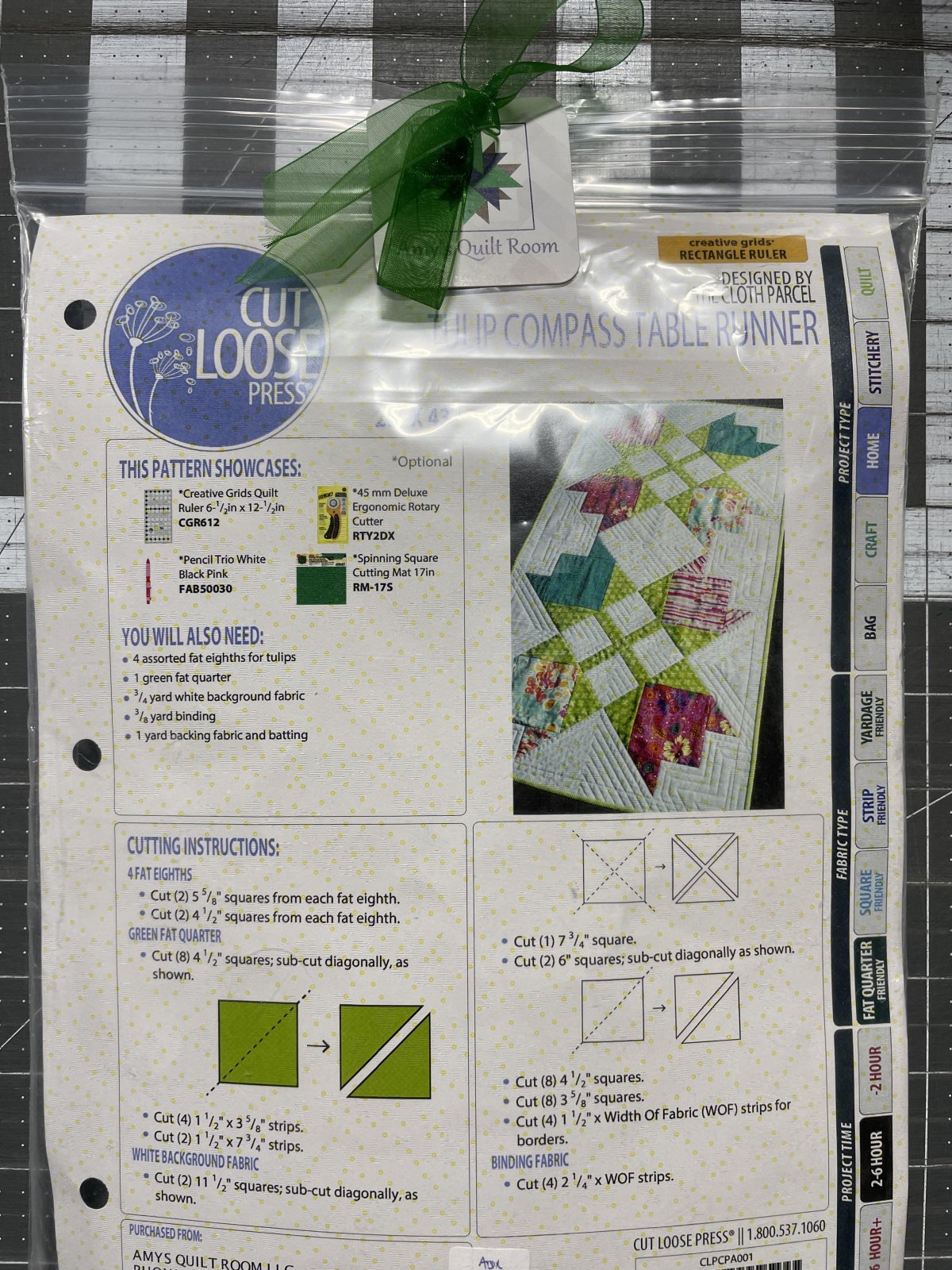 Tulip Compass Table Runner Kit