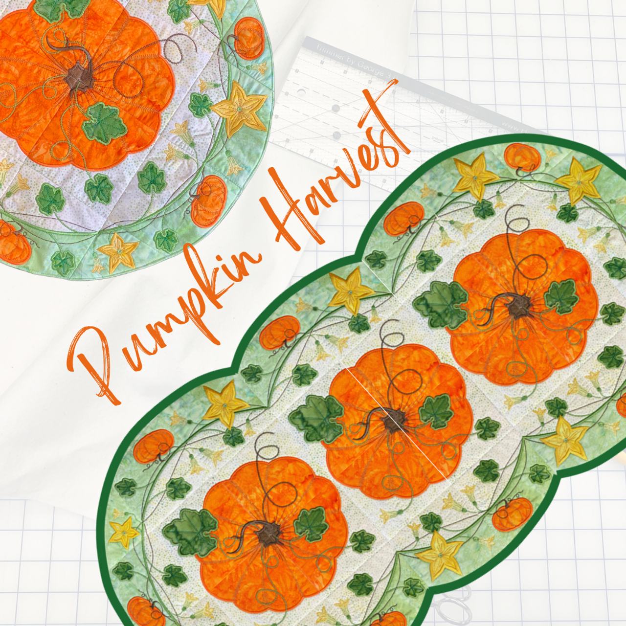Pumpkin Harvest Embroidery Project