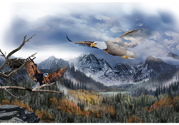 Call of the Wild - Eagle Panel Cut