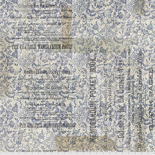 Memorandum - Blue || Elements - Backing Fabric - 108"