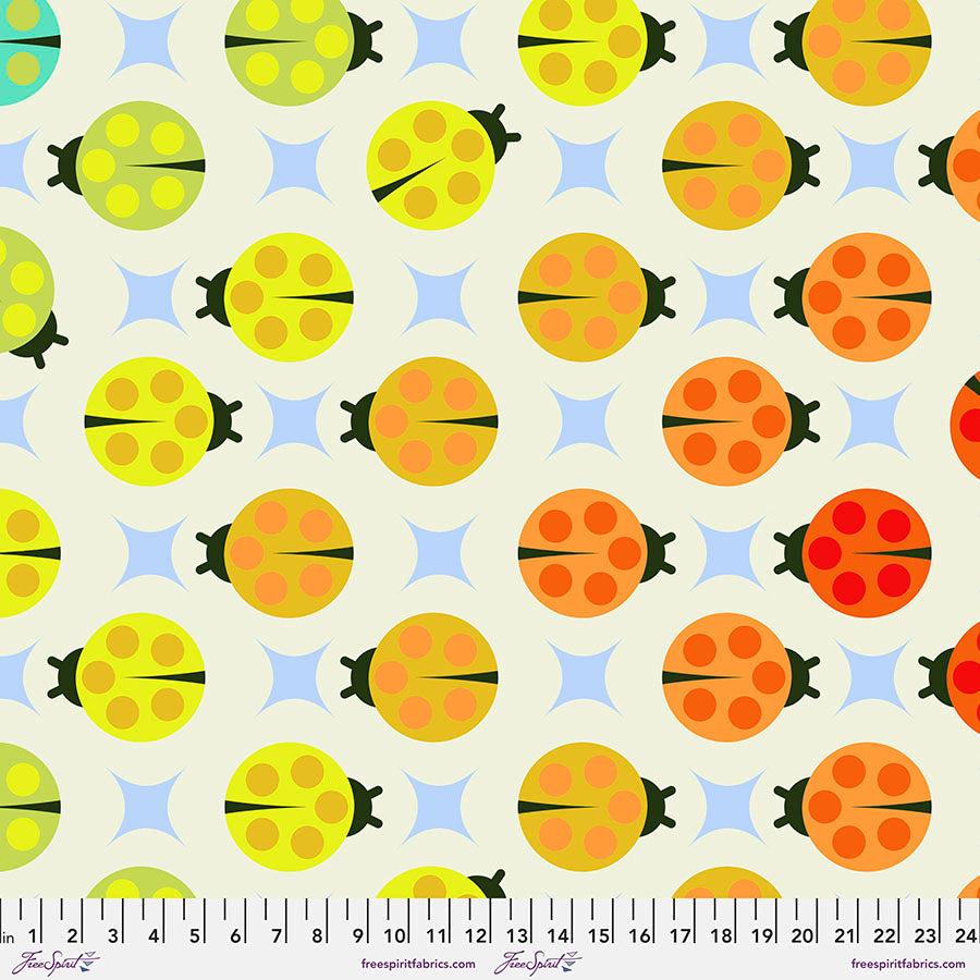 Backing Fabric - Lady Luck - Glow Tiny Beasts