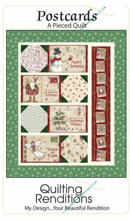 Postcards Quilt Pattern 44.1/2' x 53.5"