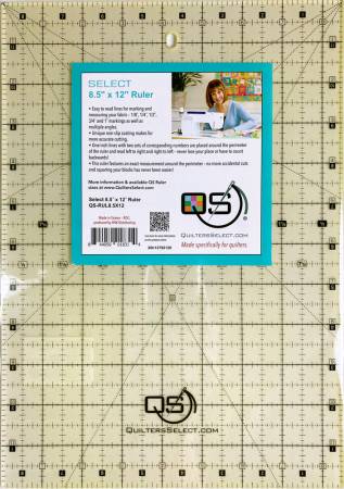Quilters Select Non-Slip Ruler 8-1/2in x 12in