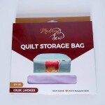 Quilt Storage Bag in Lavender, Nightfall Blue, or Winter Green
