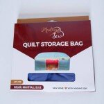Quilt Storage Bag in Lavender, Nightfall Blue, or Winter Green