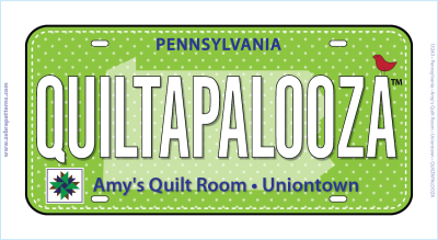 RXR Quiltapalooza Fabric Plate 8.25"x4.5"