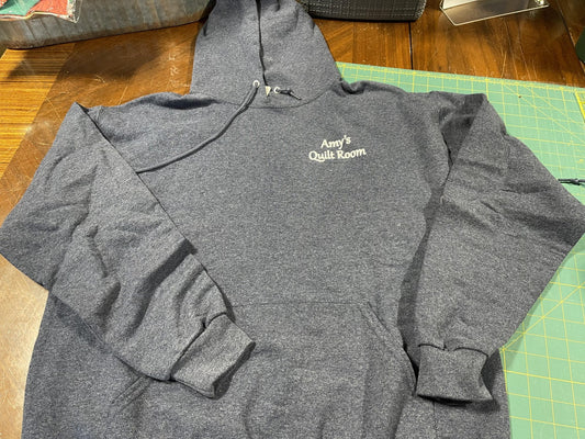 AQR Quiltapalooza Logo Hoodie  - Heather Blue