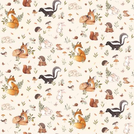Cream with Animals - Little Fawn and Friends