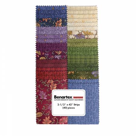 Autumn Breeze - 2-1/2in Strips, 40pcs/bundle