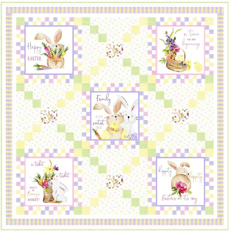 Hoppy Easter Quilt Kit